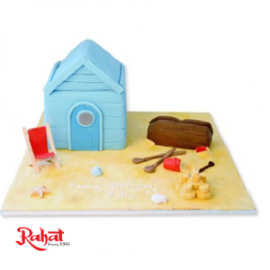 Beach Hut Cake